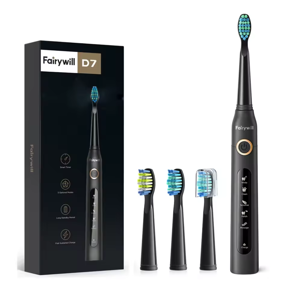 Heimwert Fairywill V1 – Professionelle Zahnreinigung mit Schalltechnologie für glattere Zähne und optimale Mundhygiene